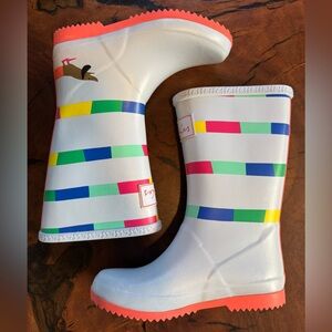 Joules Kids Multicolor Striped Rain Boots